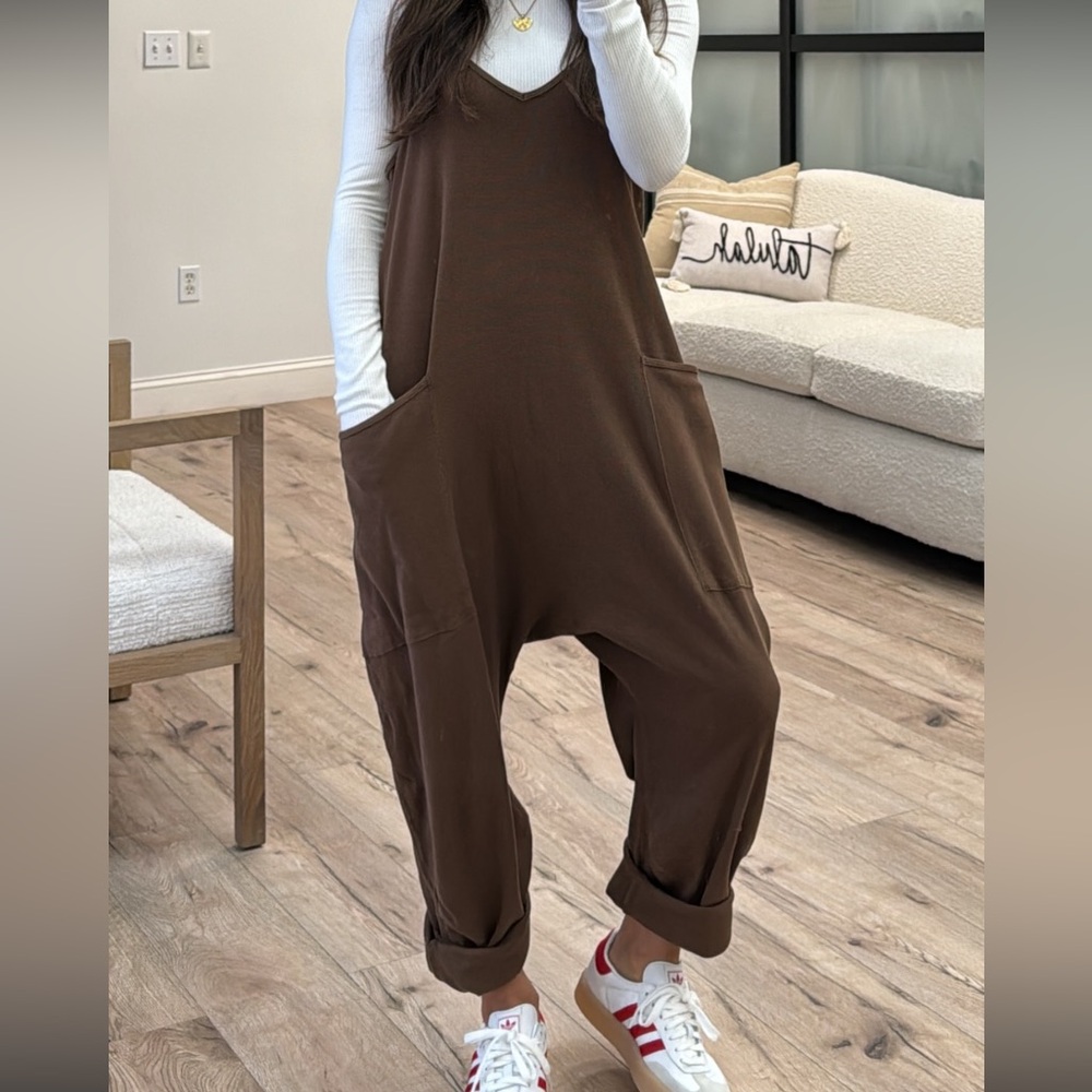 TALULAH Dark Brown Jumpsuit
